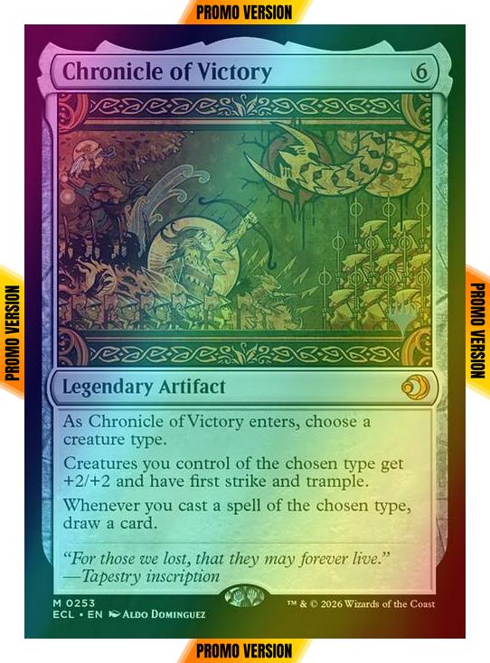 Chronicle of Victory [253p] [Promo Pack] [Lorwyn Eclipsed: Promos] [Foil]