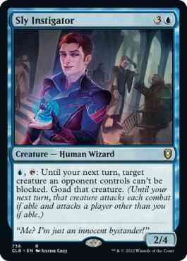 Sly Instigator [736] [Commander Legends: Battle for Baldur's Gate] [Non-Foil]