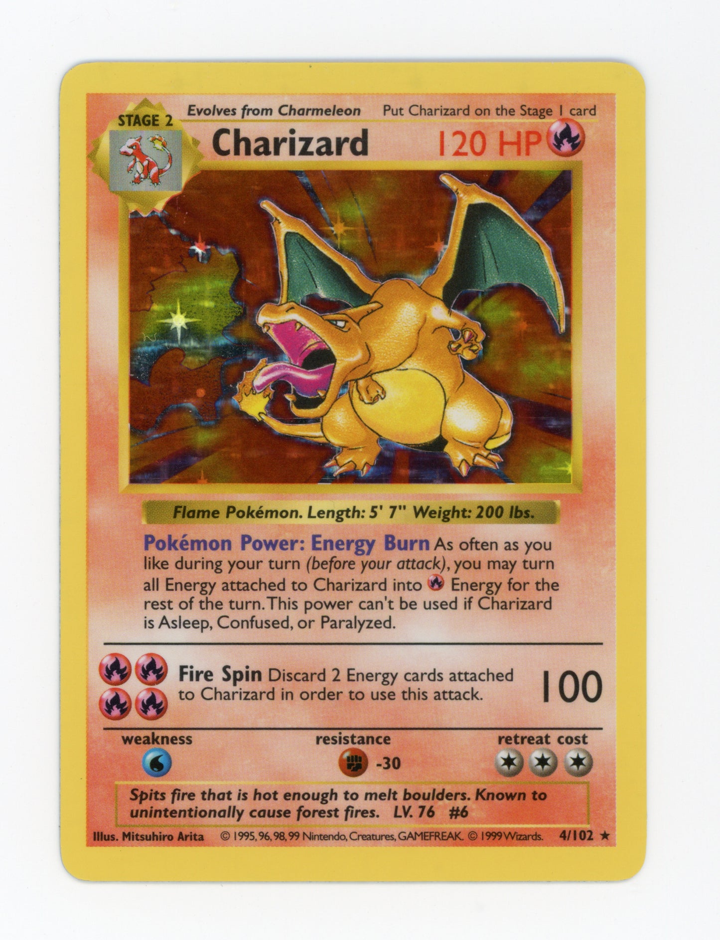 Charizard — Rare|Shadowless|Holo — ID 17983