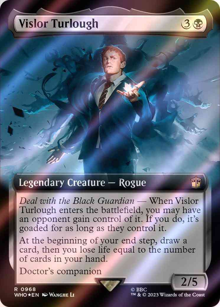 Vislor Turlough [968] [Extended Art] [Universes Beyond: Doctor Who] [Surge Foil]