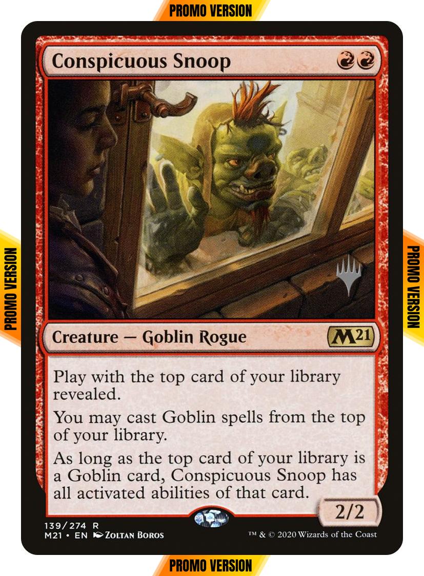 Conspicuous Snoop [Promo Pack] [139p] [Core Set 2021 Promos] [Non-Foil]