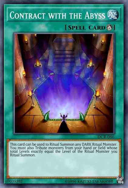 Contract with the Abyss - DCR-086 - Rare - 1st Edition
