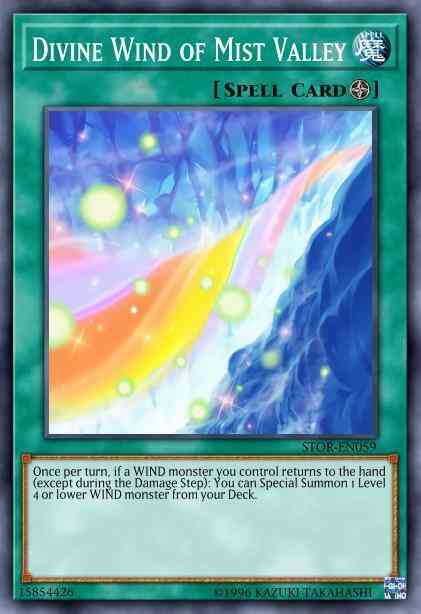 Divine Wind of Mist Valley - THSF-EN056 - Super Rare - 1st Edition