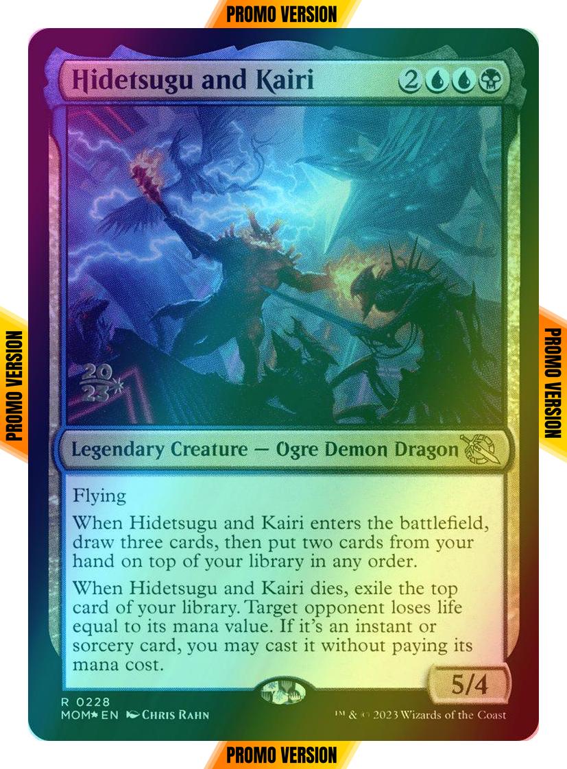 Hidetsugu and Kairi [228s] [Prerelease] [March of the Machine: Promos] [Foil]