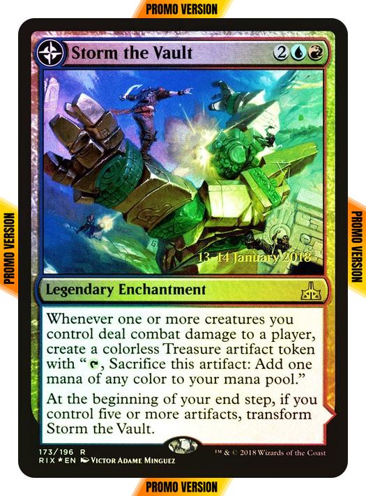 Storm the Vault // Vault of Catlacan [173s] [Rivals of Ixalan Promos] [Foil]
