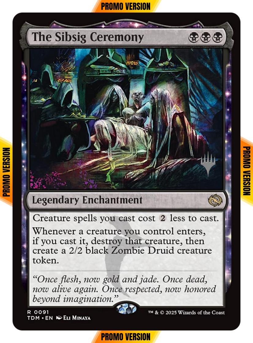 The Sibsig Ceremony [91p] [Promo Pack] [Tarkir: Dragonstorm: Promos] [Non-Foil]