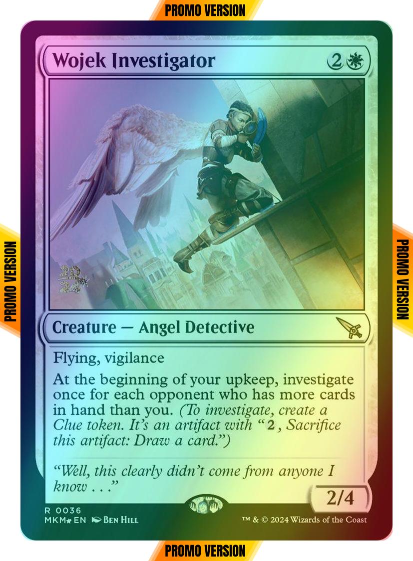 Wojek Investigator [36s] [Prerelease] [Murders at Karlov Manor: Promos] [Foil]