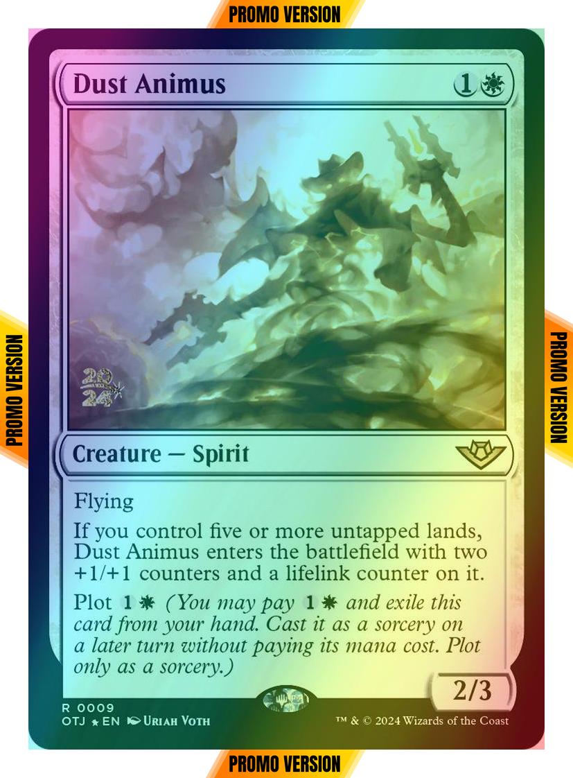 Dust Animus [9s] [Prerelease] [Outlaws of Thunder Junction: Promos] [Foil]