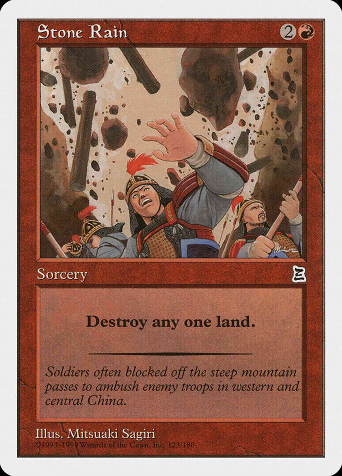 Stone Rain [123] [Portal Three Kingdoms] [Non-Foil]