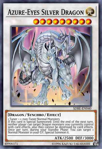 Azure-Eyes Silver Dragon - LCKC-EN066 - Secret Rare - 1st Edition