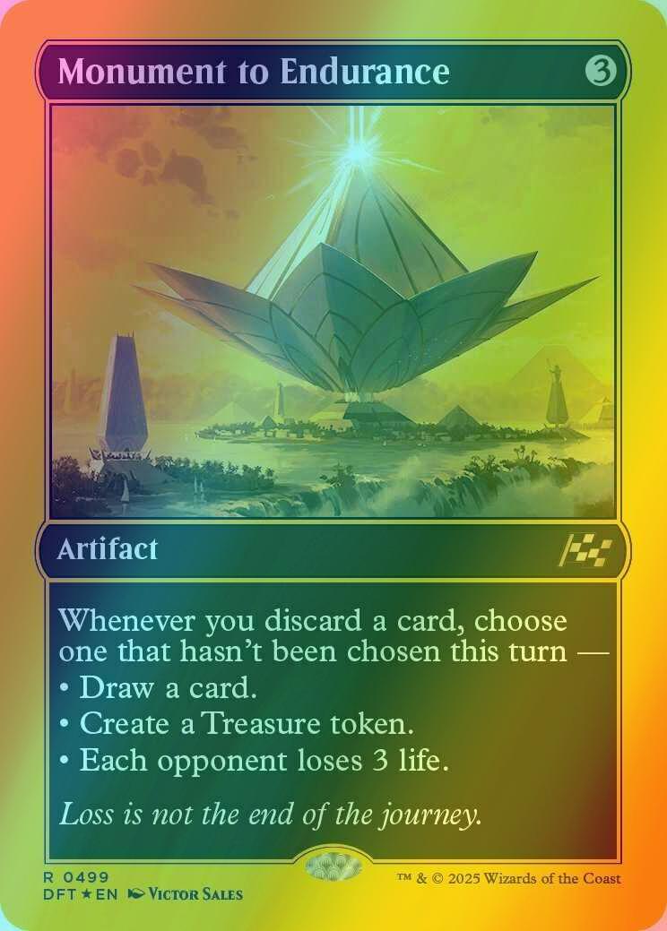 Monument to Endurance [499] [Aetherdrift] [First-place Foil]