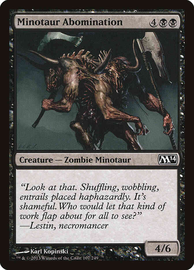 Minotaur Abomination [107] [Magic 2014] [Non-Foil]