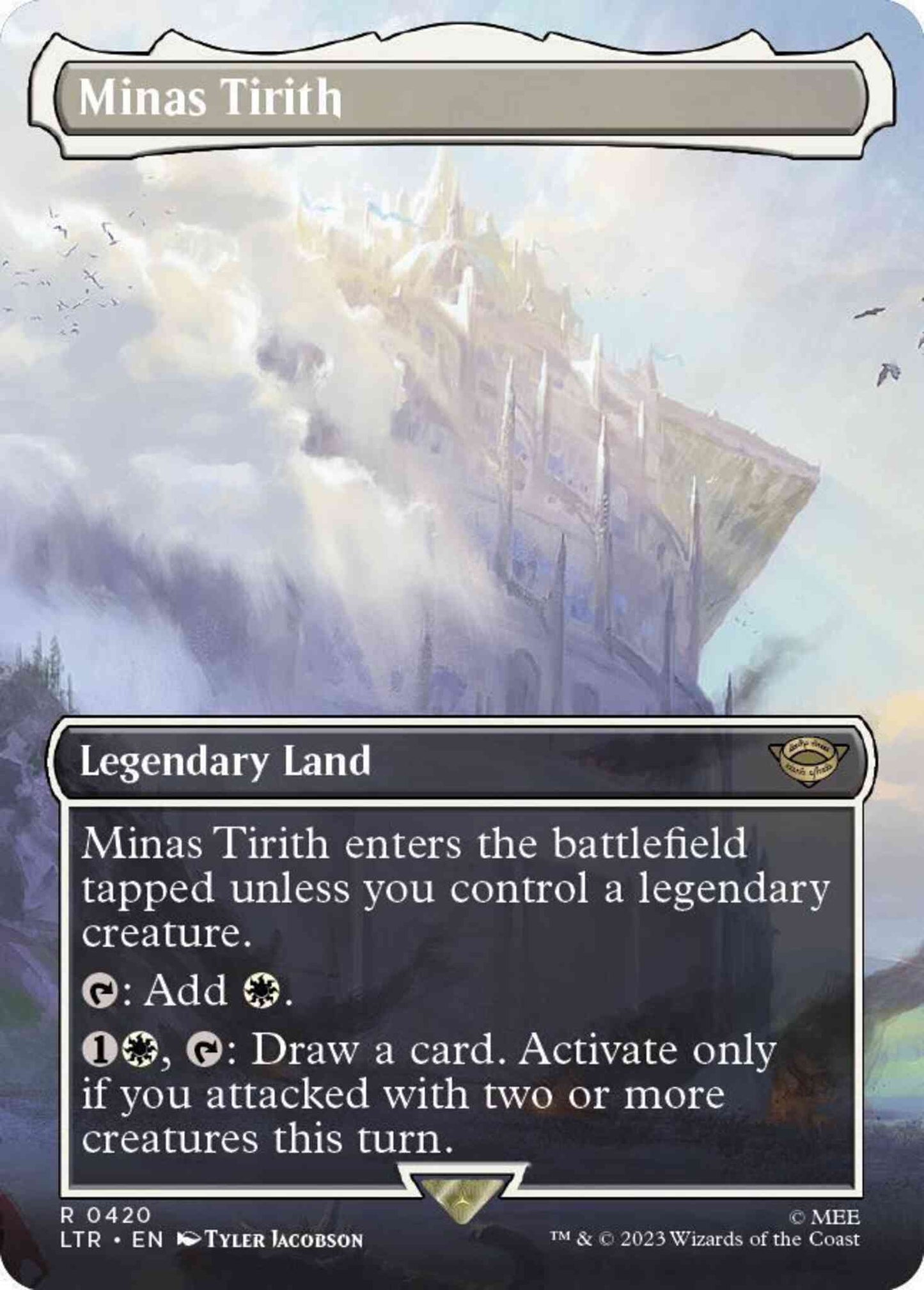 Minas Tirith [420] [Borderless] [The Lord of the Rings: Tales of Middle-earth] [Non-Foil]