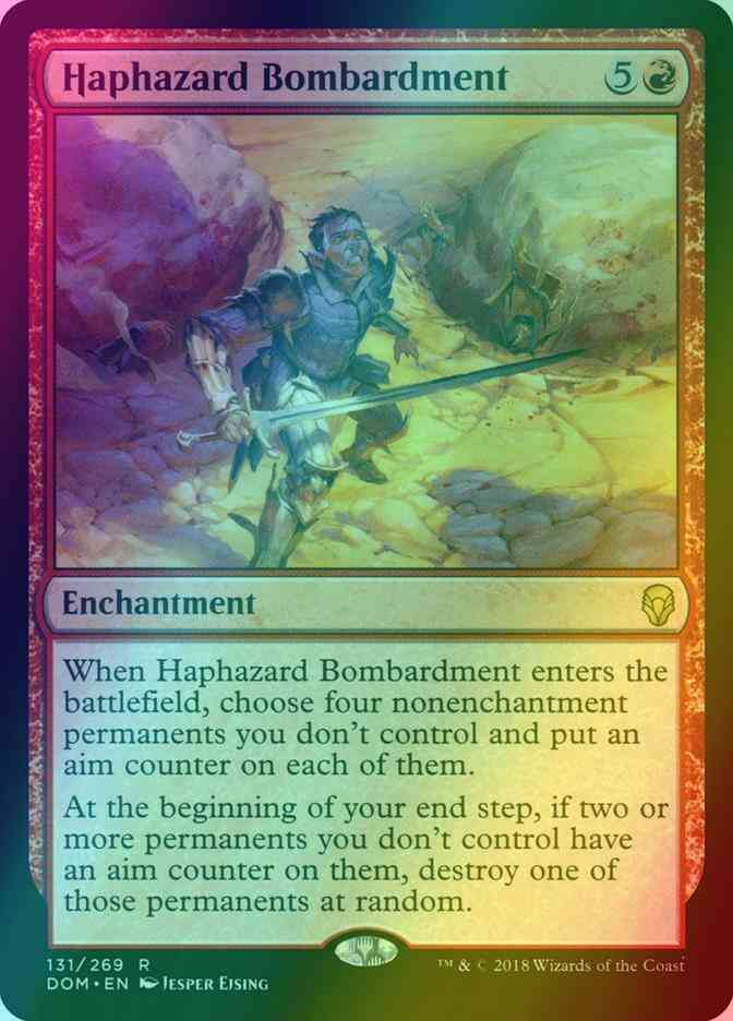 Haphazard Bombardment [131] [Dominaria] [Foil]