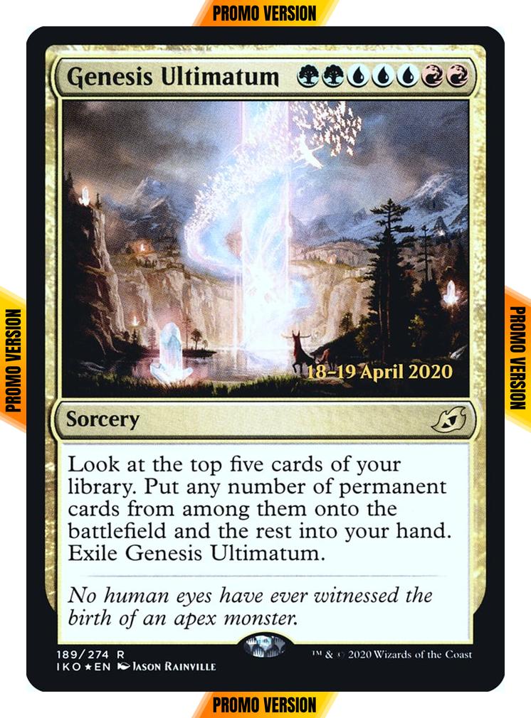 Genesis Ultimatum [Prerelease] [189s] [Ikoria: Lair of Behemoths Promos] [Foil]