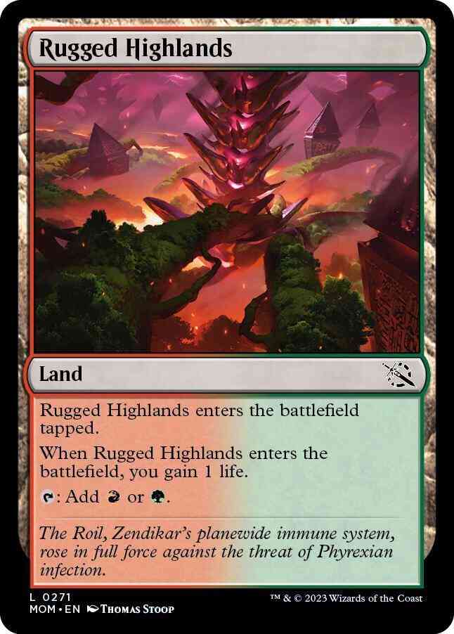 Rugged Highlands [271] [March of the Machine] [Non-Foil]