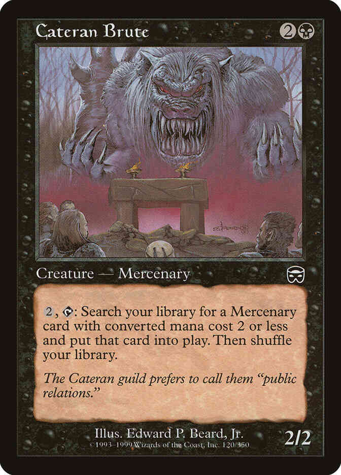 Cateran Brute [120] [Mercadian Masques] [Non-Foil]