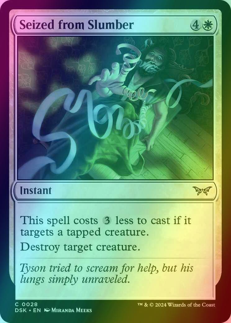 Seized from Slumber [28] [Duskmourn: House of Horror] [Foil]