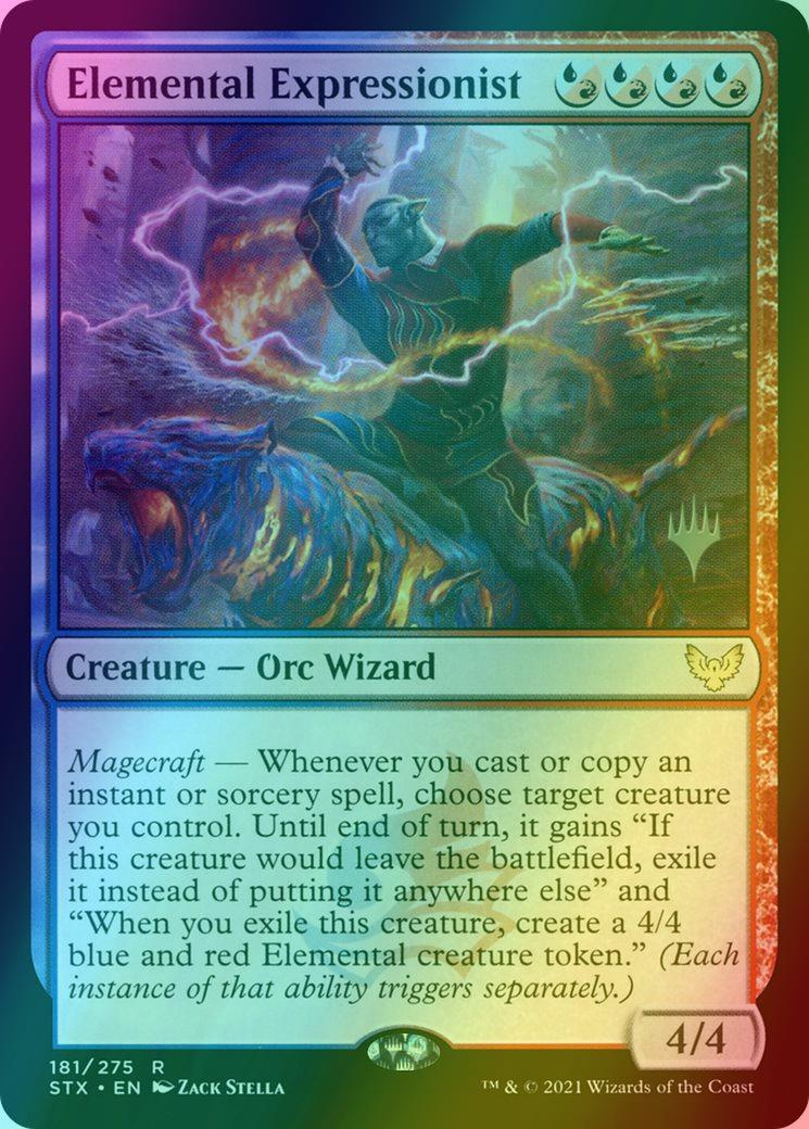 Elemental Expressionist [Promo Pack] [181p] [Strixhaven: School of Mages Promos] [Foil]