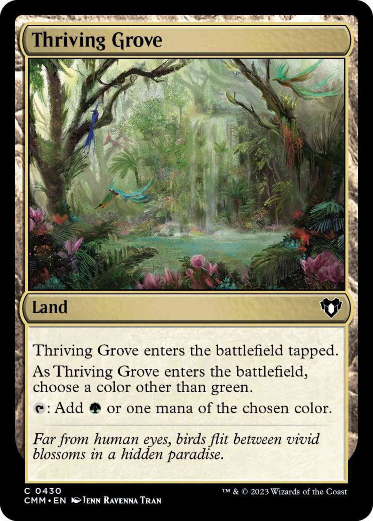 Thriving Grove [430] [Commander Masters] [Non-Foil]