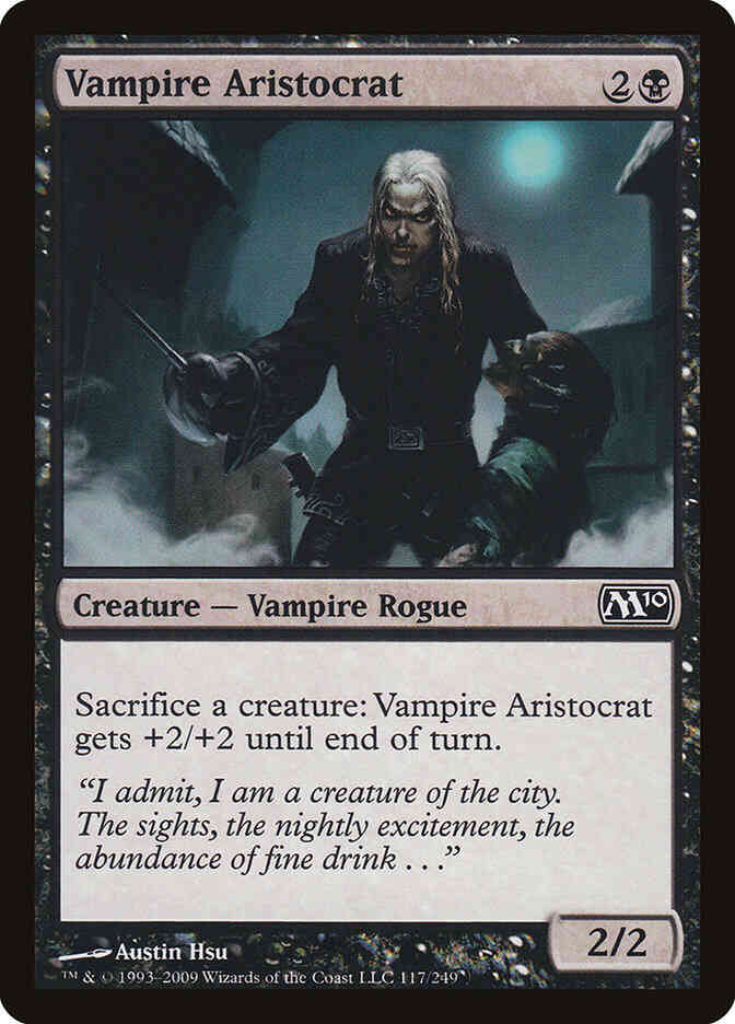 Vampire Aristocrat [117] [Magic 2010] [Non-Foil]