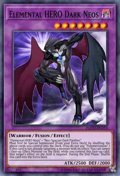 Elemental HERO Dark Neos - POTD-EN033 - Ultimate Rare - 1st Edition
