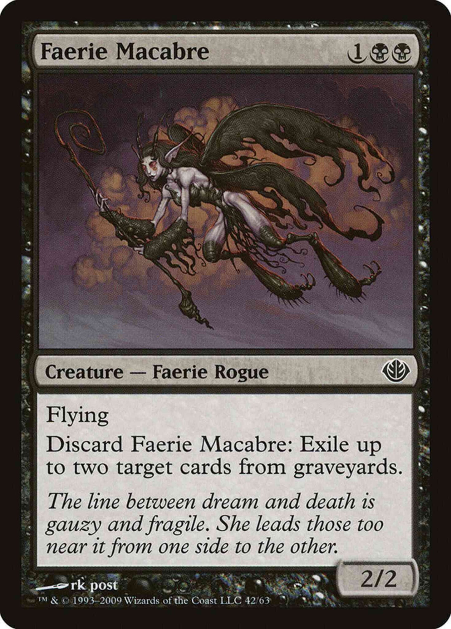 Faerie Macabre [42] [Duel Decks: Garruk vs. Liliana] [Non-Foil]