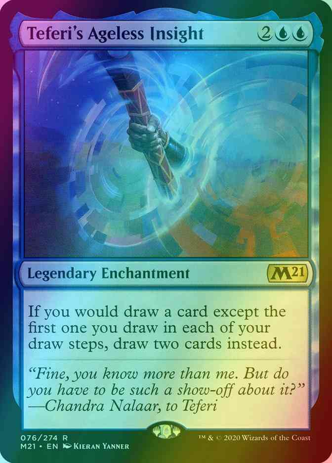 Teferi's Ageless Insight [76] [Core Set 2021] [Foil]