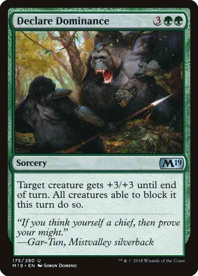 Declare Dominance [175] [Core Set 2019] [Non-Foil]