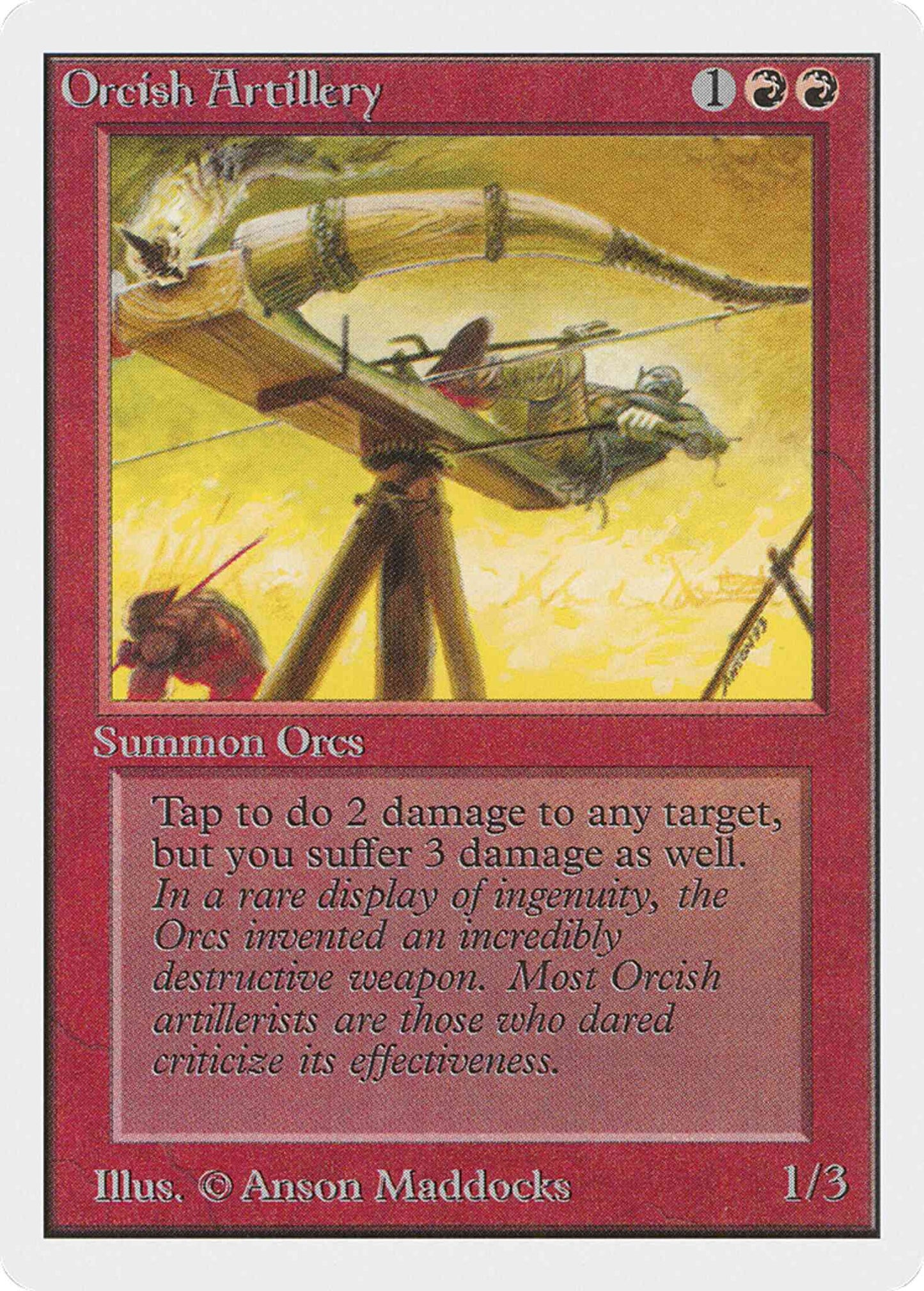 Orcish Artillery [166] [Unlimited] [Non-Foil]