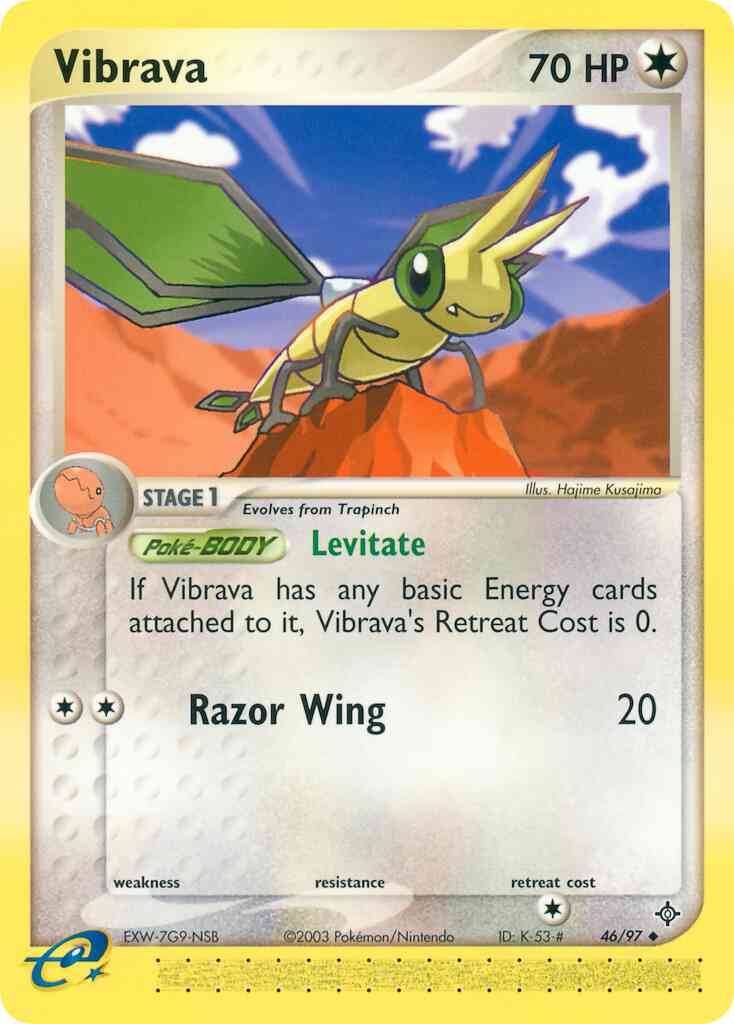 Vibrava - 46/97 - Uncommon [ex3-46] [Reverse Holo]