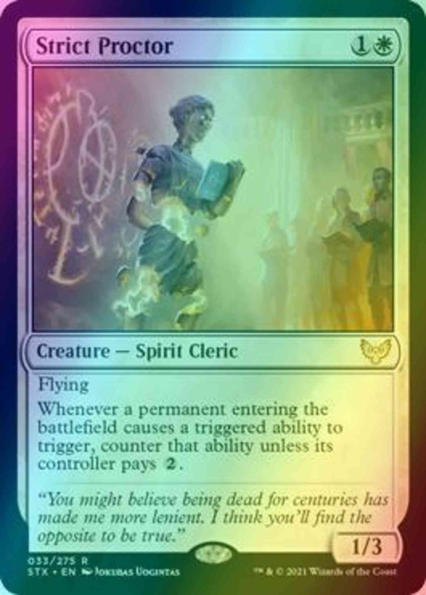 Strict Proctor [33] [Strixhaven: School of Mages] [Foil]
