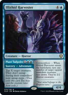 Illithid Harvester // Plant Tadpoles [76] [Commander Legends: Battle for Baldur's Gate] [Non-Foil]