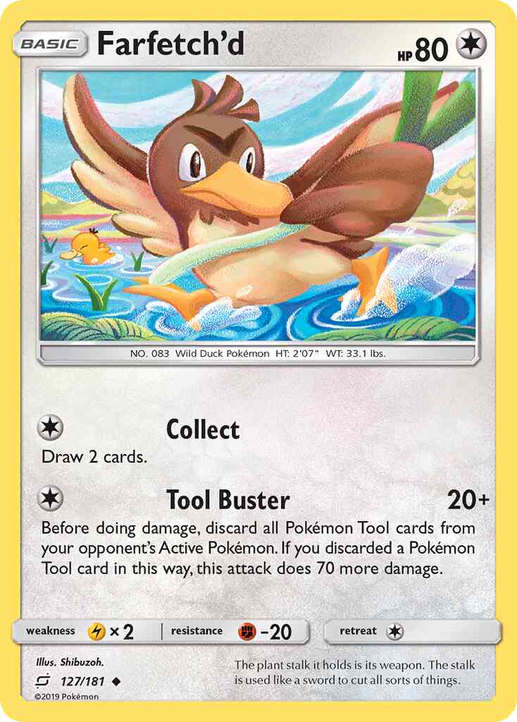Farfetch'd - 127/181 - Uncommon [sm9-127] [Non-Holo]