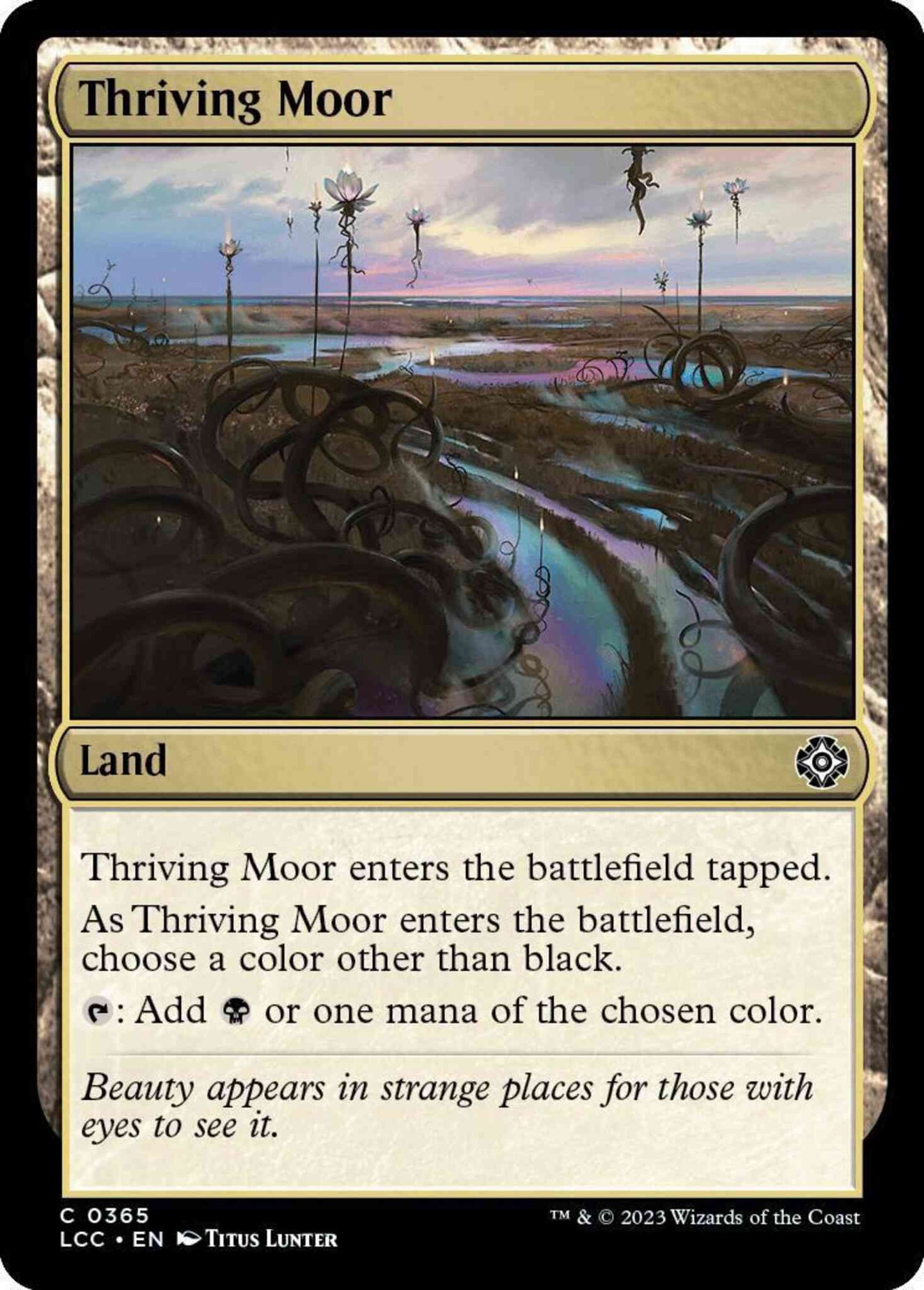Thriving Moor [365] [The Lost Caverns of Ixalan: Commander] [Non-Foil]