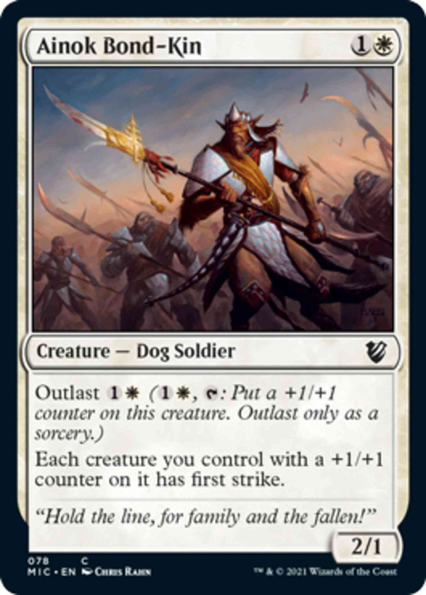 Ainok Bond-Kin [78] [Innistrad: Midnight Hunt: Commander] [Non-Foil]