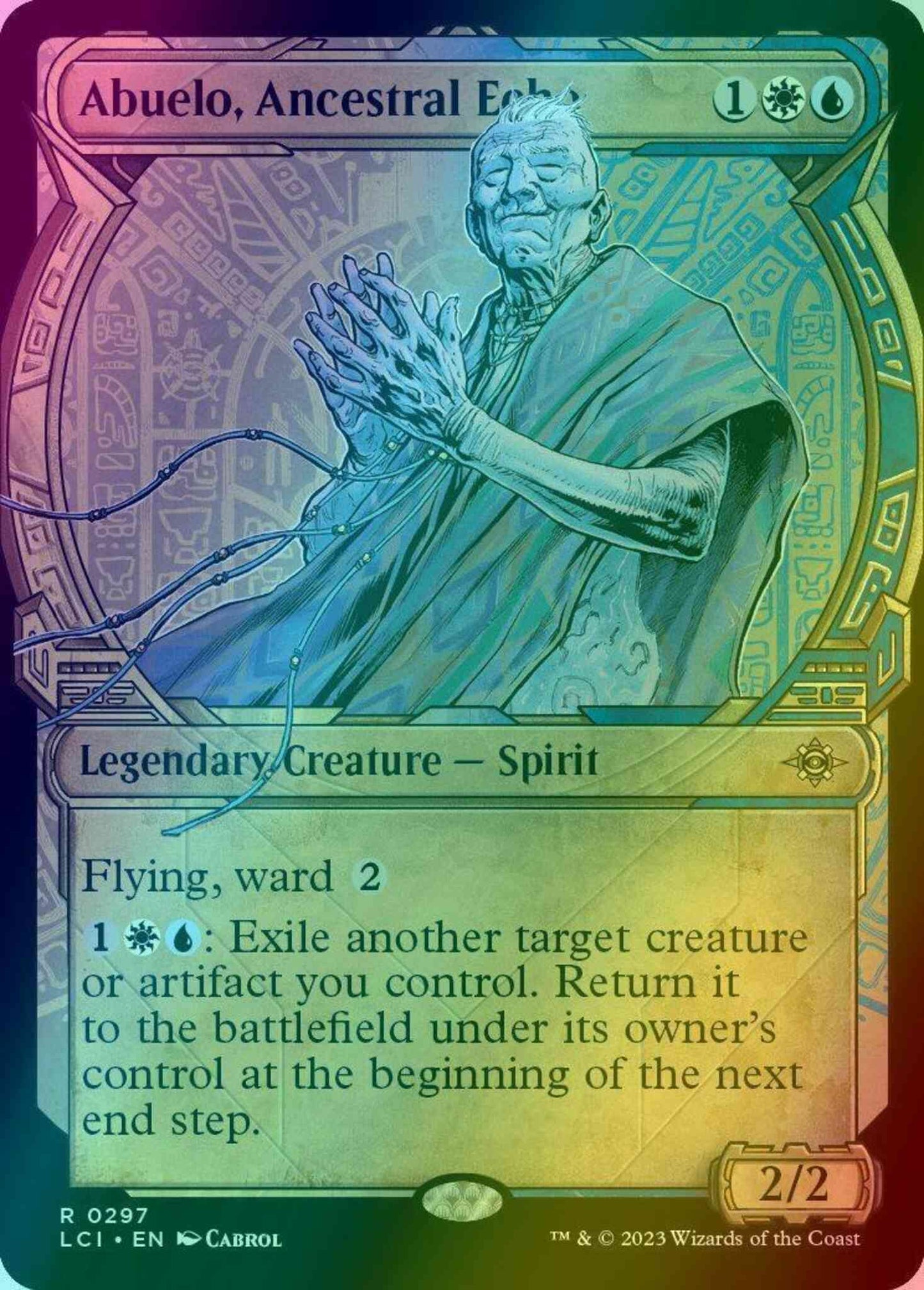 Abuelo, Ancestral Echo [297] [Legends of Ixalan Showcase] [The Lost Caverns of Ixalan] [Foil]