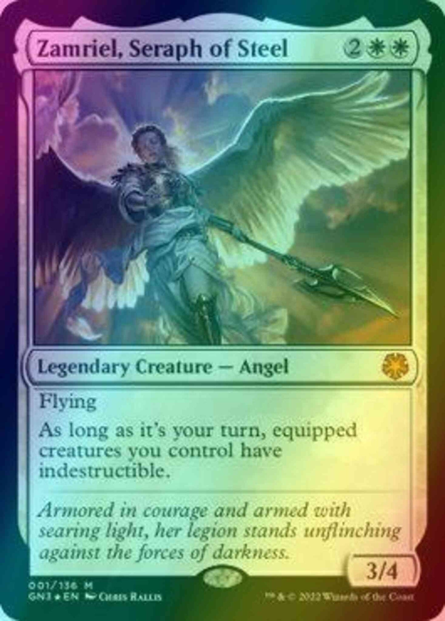 Zamriel, Seraph of Steel [1] [Game Night: Free-for-All] [Foil]