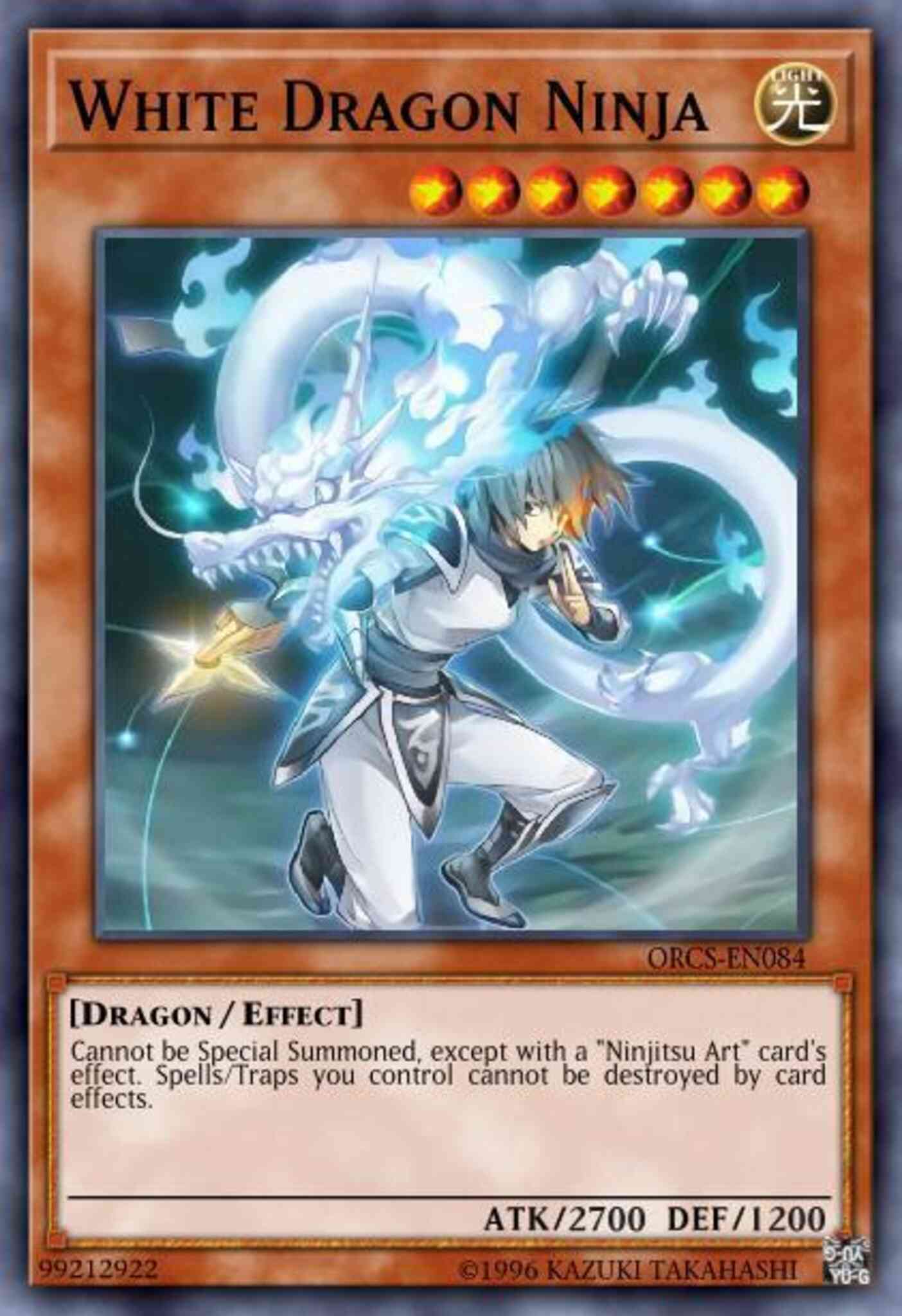 White Dragon Ninja - ORCS-EN084 - Secret Rare - Unlimited