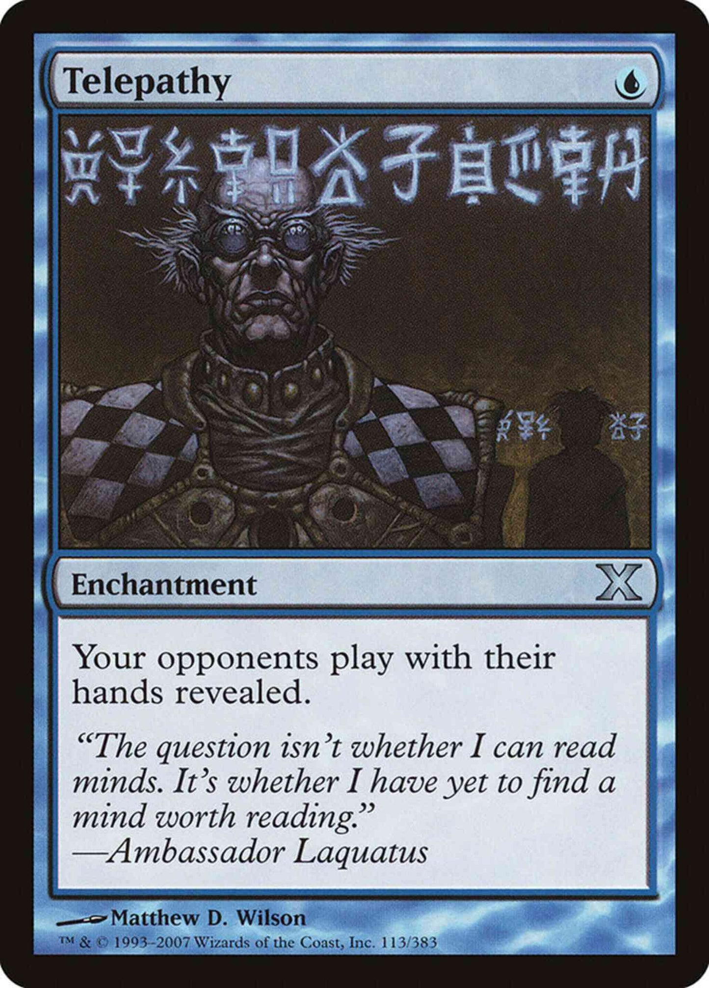Telepathy [113] [Tenth Edition] [Non-Foil]
