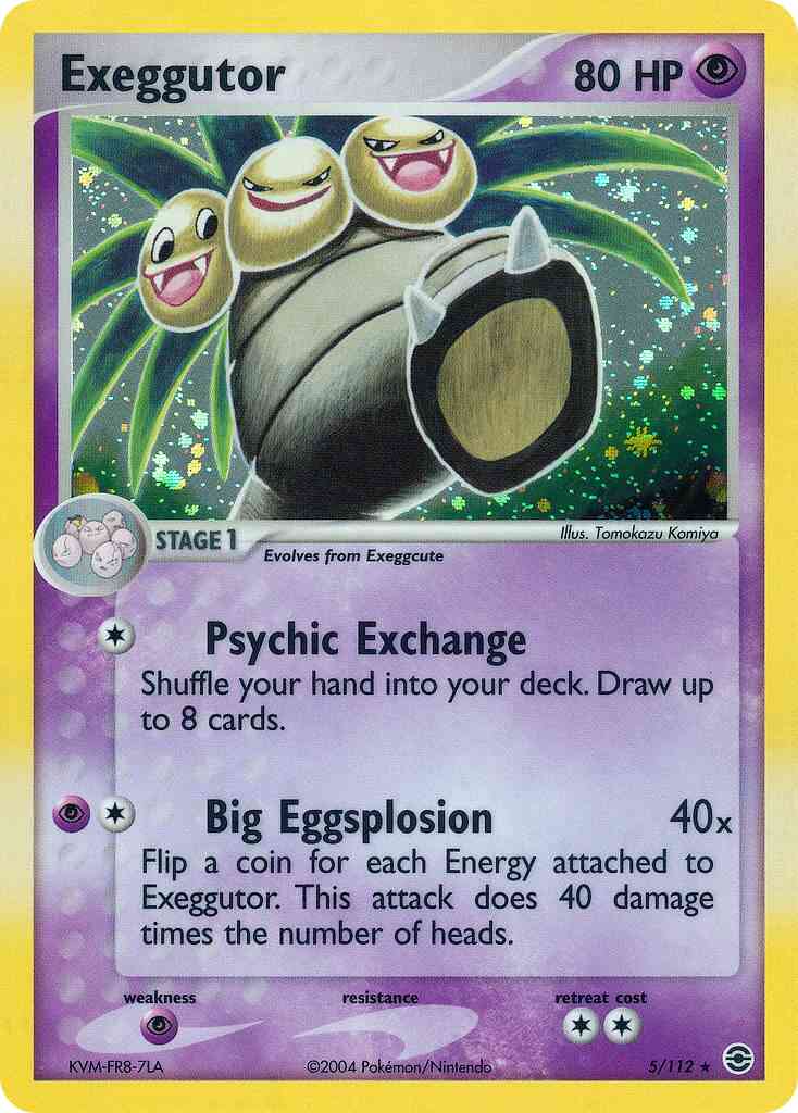 Exeggutor - 5/112 - Rare Holo [ex6-5] [Reverse Holo]