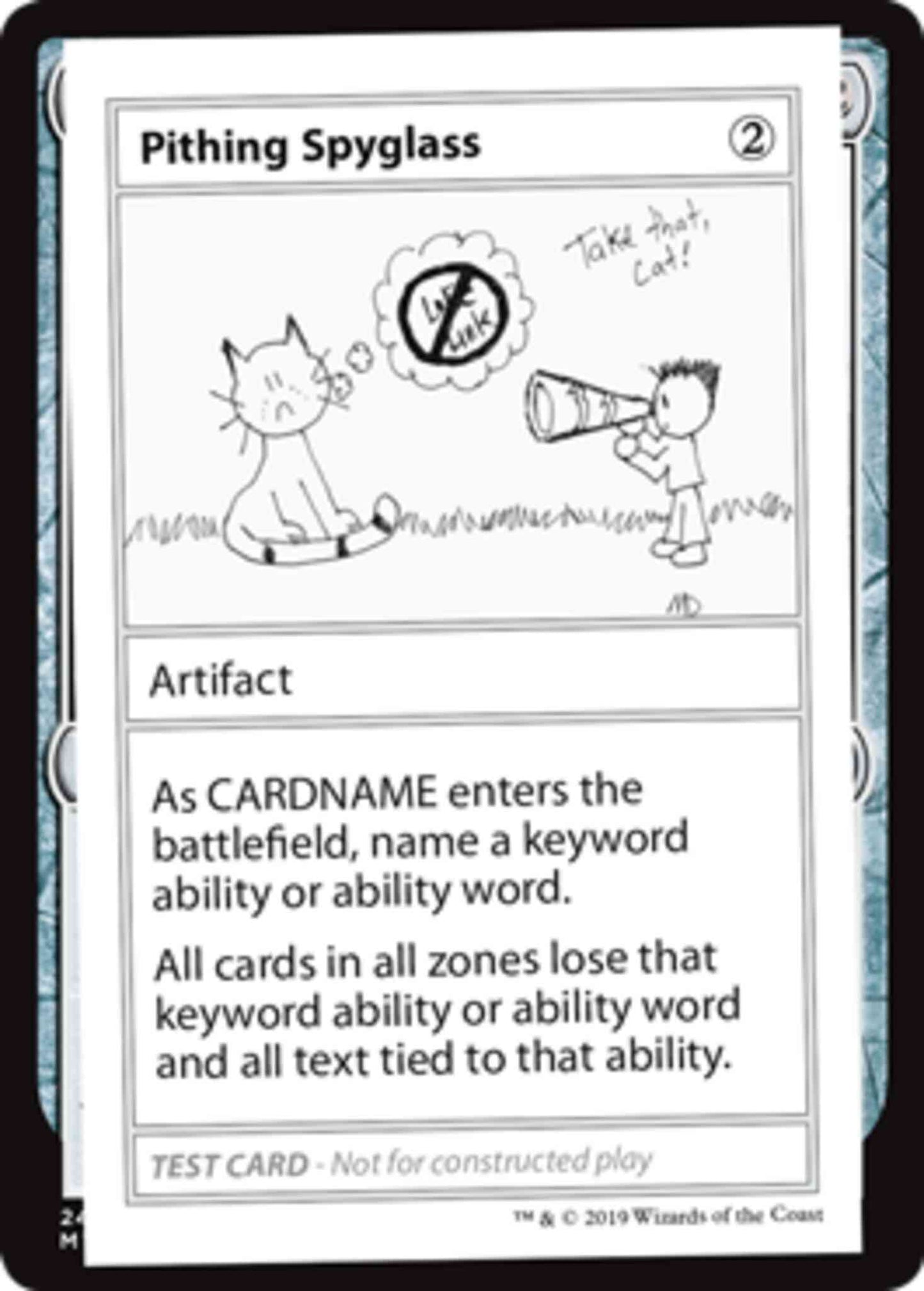 Pithing Spyglass - No Symbol [108] [Mystery Booster Playtest Cards 2021] [Non-Foil]