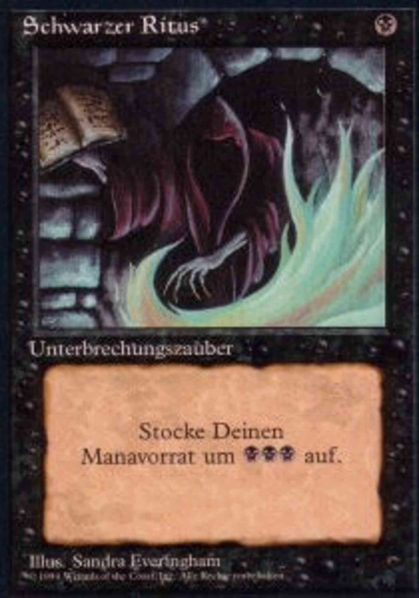 Dark Ritual - German [99] [Foreign Black Border: German] [Non-Foil]