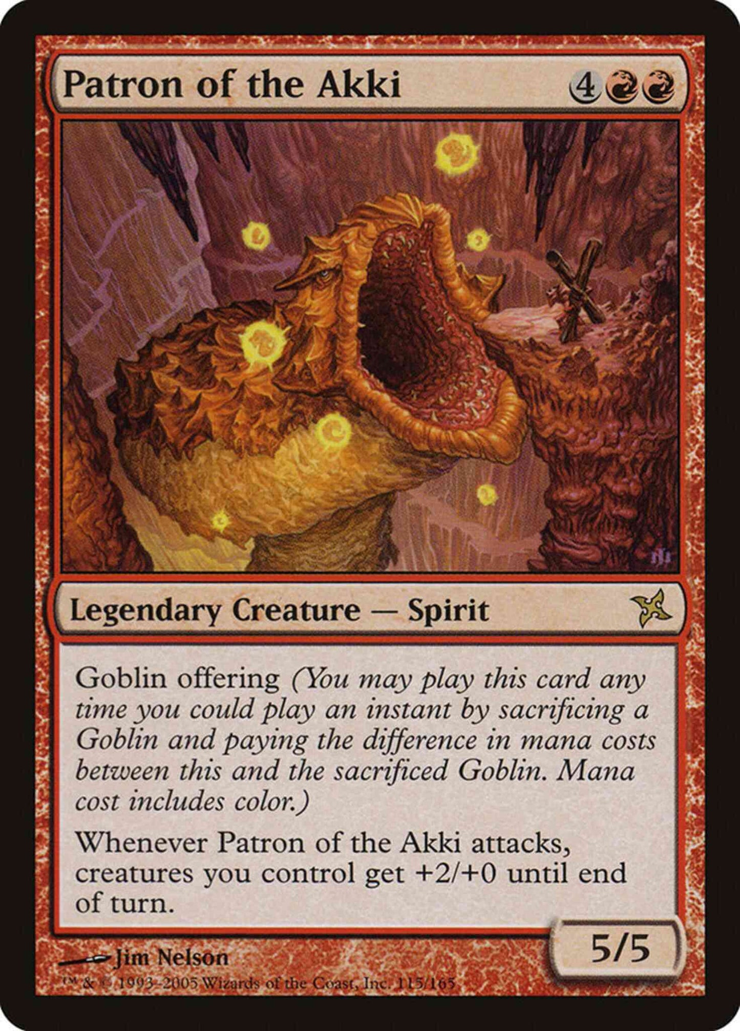 Patron of the Akki [115] [Betrayers of Kamigawa] [Non-Foil]