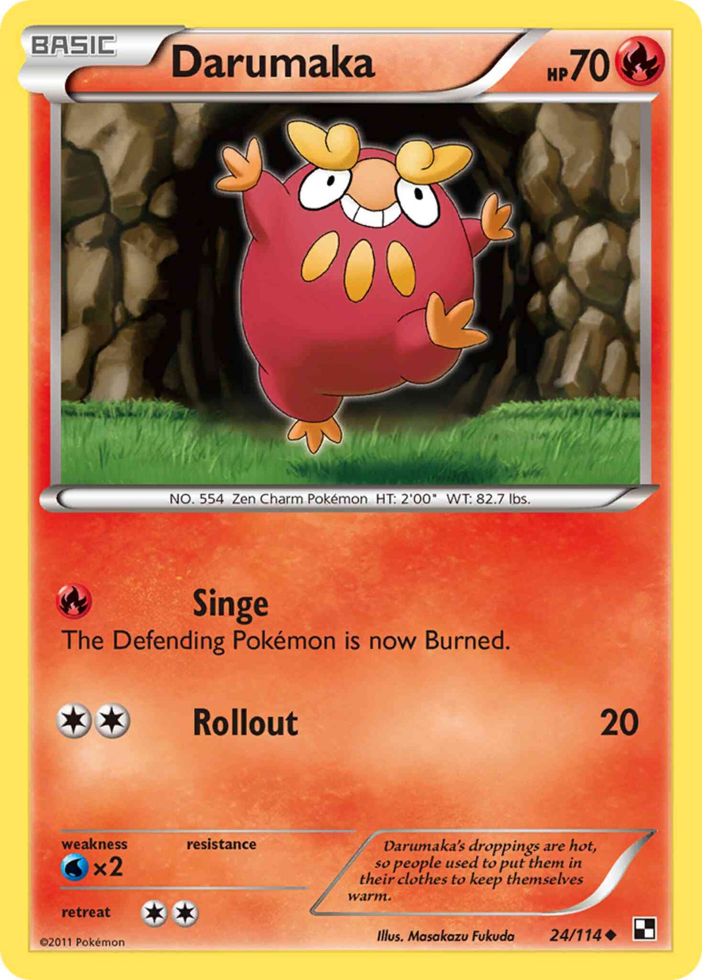Darumaka - 24/114 - Uncommon [bw1-24] [Reverse Holo]