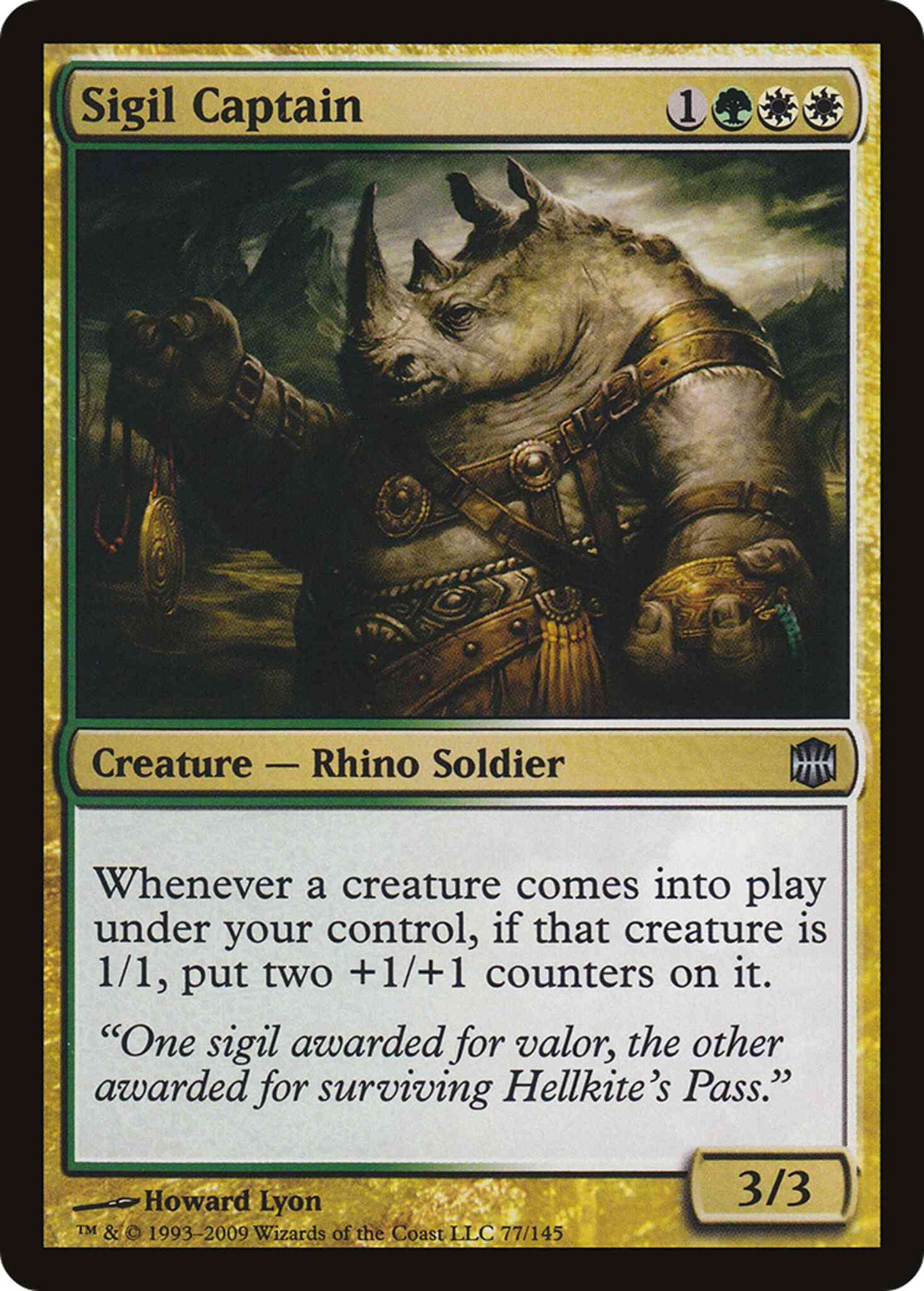 Sigil Captain [77] [Alara Reborn] [Non-Foil]