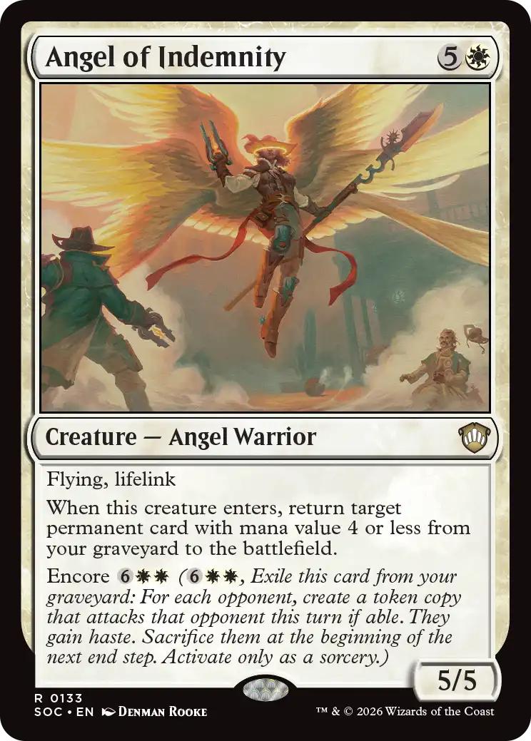 Angel of Indemnity [133] [Secrets of Strixhaven: Commander] [Non-Foil]