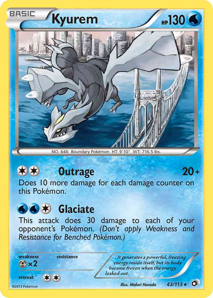 Kyurem - 43/113 - Rare Holo [bw11-43] [Holo]