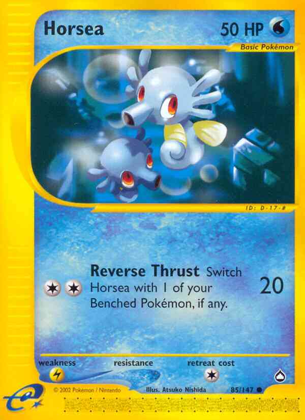 Horsea - 85/147 - Common [ecard2-85] [Non-Holo]