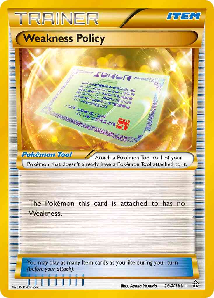 Weakness Policy - 164/160 -  [xy5-164] [Secret]